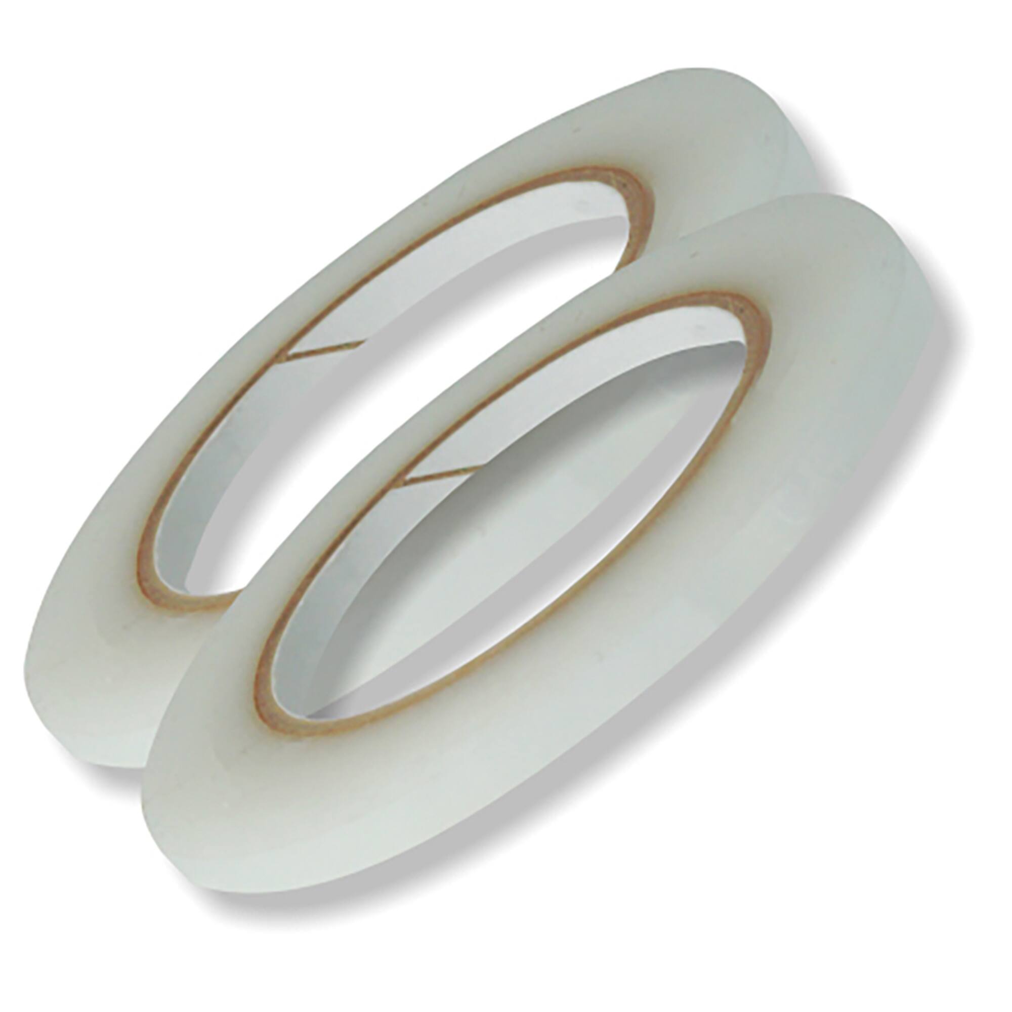 JAM Paper 0.25" Clear Floral Accessories Waterproof Container Tape, 2ct.